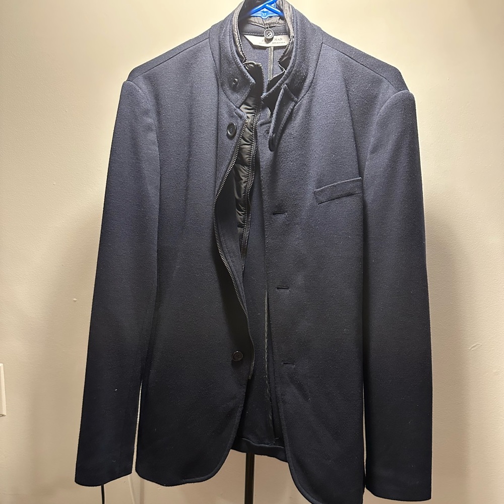 Zara men dress jacket with vest